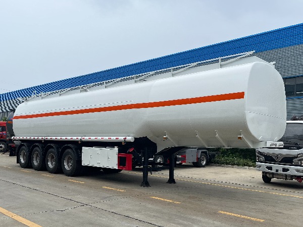 4axle fuel tank semi trailer