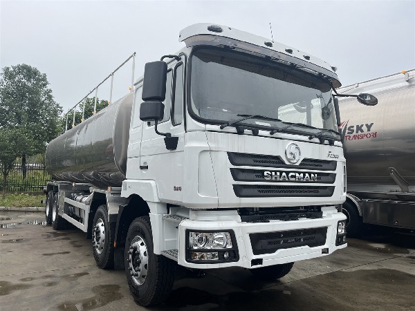 30000L SHACMAN F3000 aluminum alloy fuel tank truck