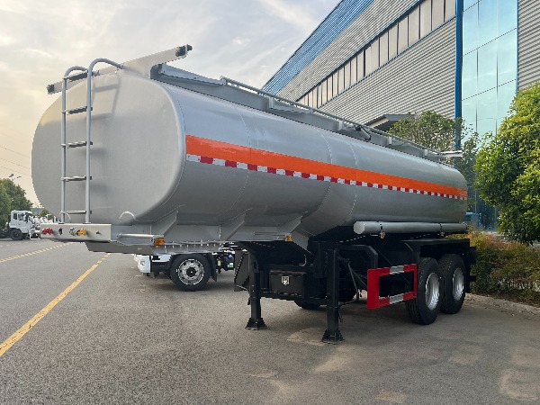 2 axles fuel tank semi trailer